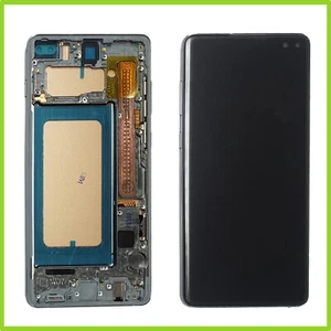 HX Écran Pour Samsung Galaxy S10 Plus SM-G975F LCD Écran Tactile + Cadre - Photo 1 sur 1