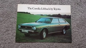 TOYOTA COROLLA LIFTBACK SALES BROCHURE 1977- - Picture 1 of 4