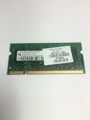 HP Pavilion DV6000 431402-001 512MB MEMORY Ram HSY64T64020HDL 3S B - Image 1 of 2