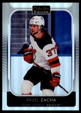 2021-22 O-Pee-Chee Platinum Pavel Zacha Hockey Cards #142