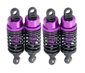 Upgrade RC 1:10 Drift Car Oil Filled Aluminium Shock Absorber Damper 68mm Purple - Picture 1 of 4