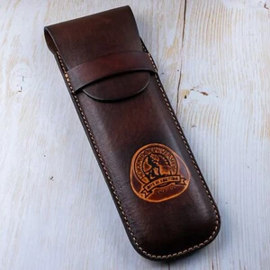 Estuche para pluma estilográfica de cuero de la Universidad Hokkaido de Japón - Imagen 1 de 5