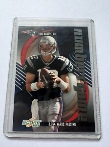 2003 Score Football Numbers Game #NG-4 Tom Brady /3764 Patriots INVEST GOAT HOF