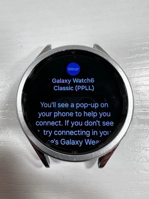 Samsung Galaxy Watch6 Classic SM-R960 47mm Stainless Steel Case with Hybrid Band - Image 1 of 4