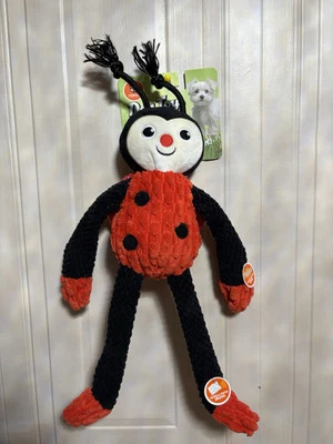 FOFOS Brand New Interactive Ladybug 🐞 18” ” Dog Toy- With Clinker Squeaker - Image 1 of 4