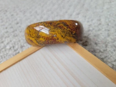 Piedra preciosa de ágata roja dorada Zhanguo Natural Warring States diámetro 57 mm-58 mm ancho Foto 1 de 4