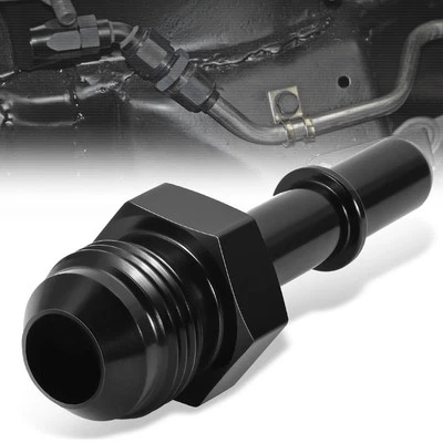 BFC Push-on Hose End to AN Male Fitting Adapter [-8 to 3/8" Quick-Disconnect] - Image 1 of 4