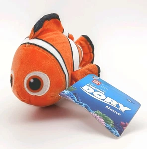 New BANDAI Disney Finding Dory Nemo 7" Plush Stuffed Animal Toy - Picture 1 of 9