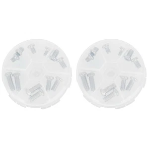 24Pcs CAMVATE 1/4" Hex Head Mounting Screw Set 6.4/8/10/14/15/18MM Thread Length - Picture 1 of 7
