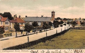 COLLINGWOOD ROAD WITHAM ESSEX POSTCARD 1907 AFFORD - Picture 1 of 2