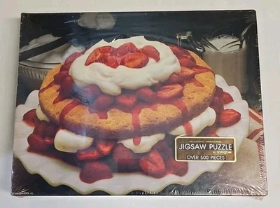 SPRINGBOK vintage puzzle sealed ' A LONG LOOK AT SHORTCAKE ' 500pc 1983 Complete - Image 1 of 4