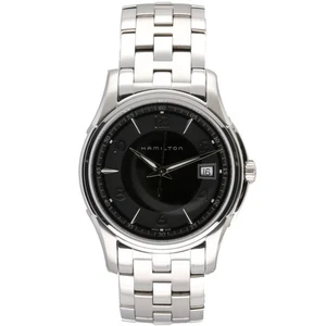Reloj de cuarzo para hombre HAMILTON Jazmaster Date H32 411 135 esfera negra acero inoxidable - Imagen 1 de 8