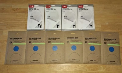 Silicone Swim Cap Lot of 10 - 4 Adult & 6 Junior. New And Unopened. Arena & TYR - Image 1 of 4