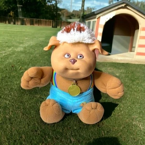 Vintage Cabbage Patch Kids Koosas Collectible Brown Dog 1983 A-2 Head Mold - Picture 1 of 14