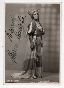 MARIA CANIGLIA - SOPRANO - Foto Firmata - Teatro Alla Scala - Anno 1934 - Foto 1 di 2