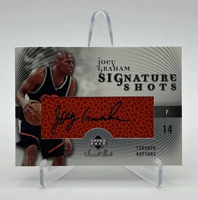 Joey Graham 2005-06 Upper Deck Sweet Shot Patch Auto ( Raptors ) - Image 1 of 2