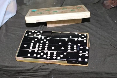 Elk Brand Domino's by Cardinal - Very old Set of Dominos, Box is shot,, - Image 1 of 4