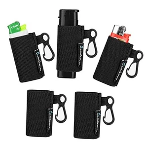 Retractable Lighter Holder Keychain with Belt Clip, Elastic Lighter Leash - Picture 1 of 8