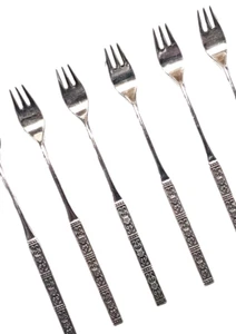 Oneida Community ISABELLA Forchette Antipasto Set di 8 Posate Vintage - Foto 1 di 6