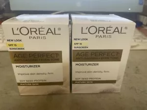 2 L'Oreal Age Perfect Anti-Sagging+Even Tone Moisturizer Cream Mature Skin - Picture 1 of 1