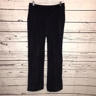 COLDWATER CREEK Pantalón Calce Para Mujer Talla 6 Azul Púrpura Pana Pantalones Vestido G60 Foto 1 de 4