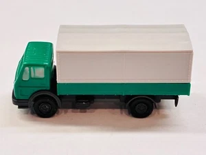 Wiking Mercedes Benz Covered Delivery Truck Green Cab N-Scale Fast Shipping - Picture 1 of 6