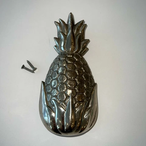 Michael Healy  Pineapple Door Knocker Nickel Silver  MH 1503 Cover