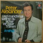 Peter Alexander Und Manchmal Weinst Du Sicher Ein Paar Tränen&#9733;100 475- Nur Cover