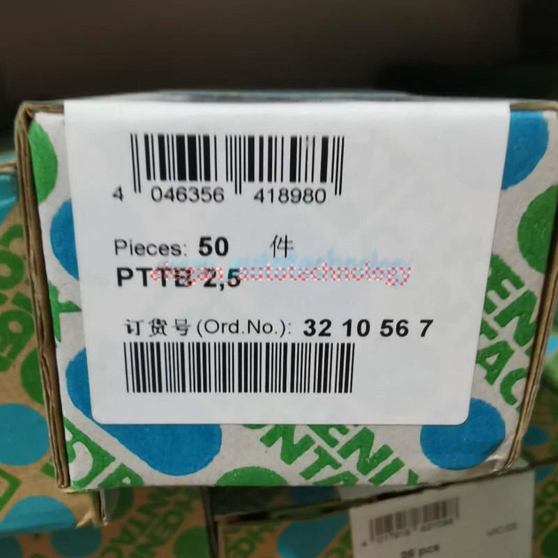 50PCS Phoenix Contact Terminal Block PTTB2.5 (PTTB2,5) 3210567 - Image 1 of 1