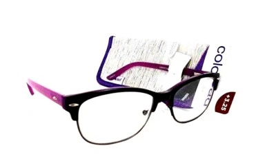 *DISCOUNTED Foster Grant Cleo Purple Women's Reading Glasses ~ Pick Strength - Image 1 of 4