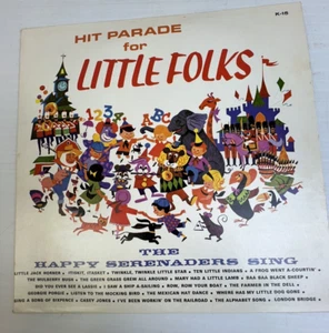 Hit Parade for Little Folks By THe Happy Serenaders Album LP Children's Music - Foto 1 di 3