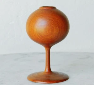 Vintage CRAIG LOSSING Master Woodworker Pau Rosa Wood Vase 1996 - Picture 1 of 6