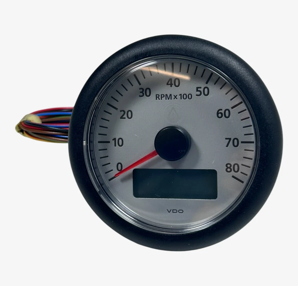 VDO A2C53408402, View Line Sterling 3 3/8'' RPM Tachometer Gauge 12V - Image 1 of 4