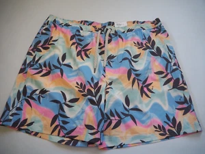 Costume da bagno uomo floreale tropicale spiaggia boardshorts con fodera in rete taglia XXL NUOVO CON ETICHETTE - Foto 1 di 9