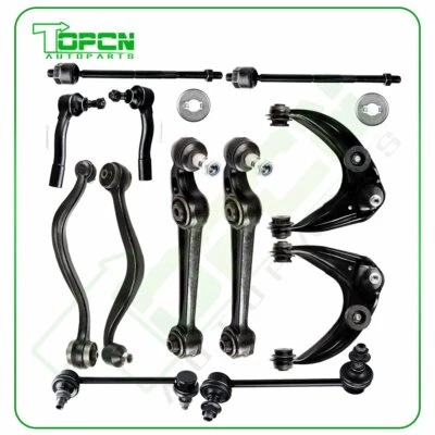 For 2003-2006 2007 Mazda 6 12Pcs Front Control Arms Sway Bars Tie Rods Steering Foto 1 de 4