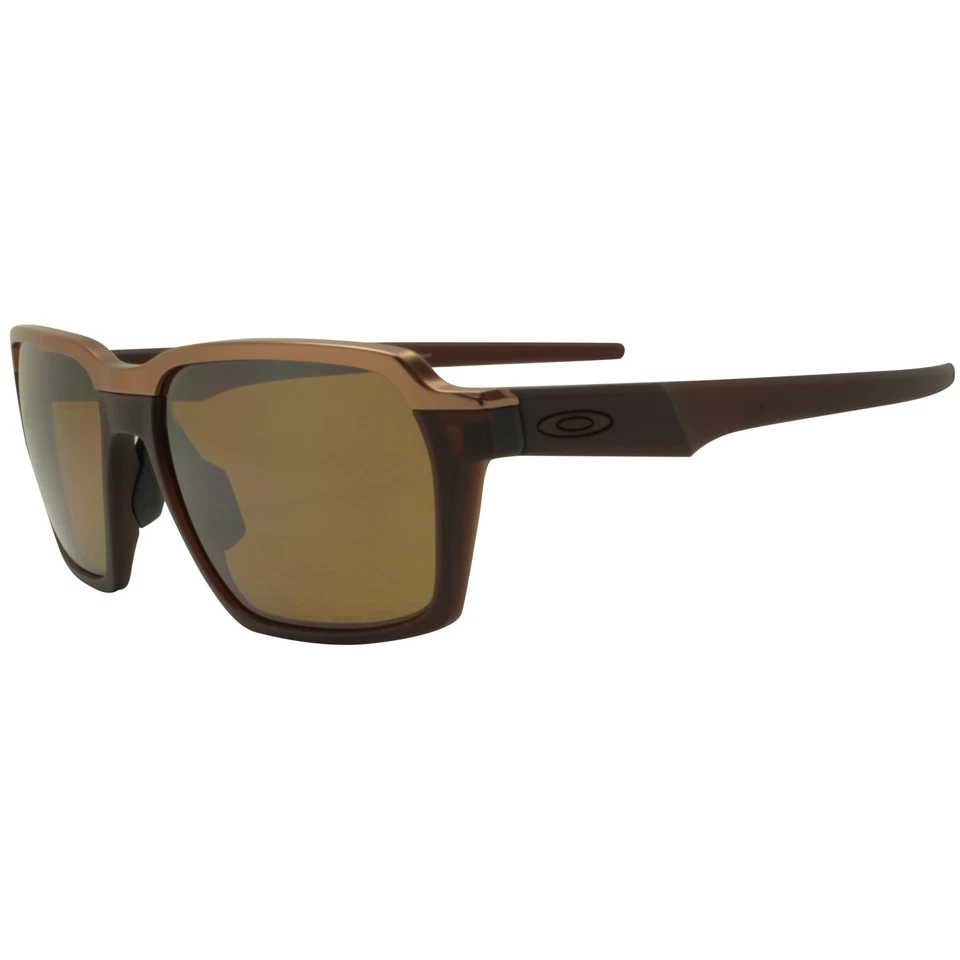 Oakley Sunglasses PARLAY Matte Rootbeer - Prizm Tungsten POLARISED Lens 4143-06