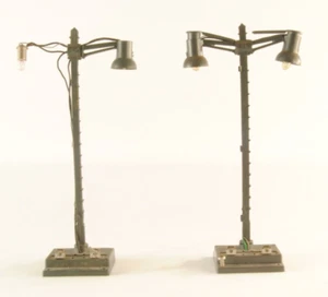 Lima 600027 Set 2x Post Rail Double Arm Plastic Diorama H0 1:87 - Picture 1 of 5