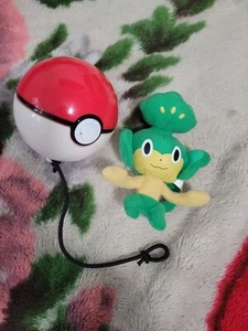 Pansage Battle Launcher Pokeball Pokemon Jakks Pacific Plush Toy (2007) - Picture 1 of 1