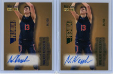 2 WALKER KESSLER 2022 Wild Card Matte Basketball Premium Auto Blue & Green /100