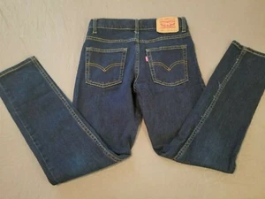 Boys Levis 502 Jeans Regular Taper 12 26 26 Denim Pants - Picture 1 of 7
