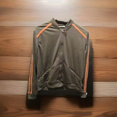 OLEG CASSINI SPORT женщин трек куртка размер средний серый оранжевый - Изображение 1 из 3