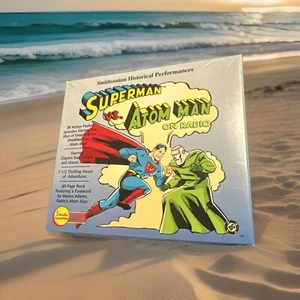SUPERMAN VS. ATOM MAN on Radio Box Set Cassette Tapes - Audiobooks Smithsonian - Picture 1 of 7