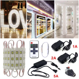 20-400Pc 5730 SMD LED Module Injection Light For Storefront Window Sign Lamp 12V - Picture 1 of 20
