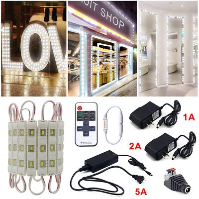 20-400Pc 5730 SMD LED Module Injection Light For Storefront Window Sign Lamp 12V - Image 1 of 4