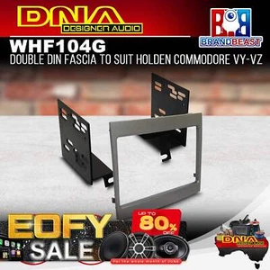 DNA WHF104G Double Din Fascia to Suit Holden Commodore VY-VZ Grey - Picture 1 of 1