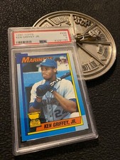 Ken Griffey Jr. Rookie PSA 5 Card Topps 1990 Vintage Seattle Mariners Junior