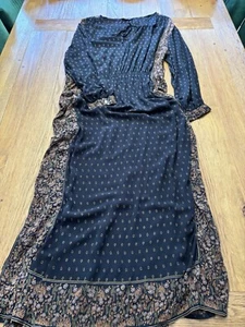 swimsuit Cover up by Lucky Brand, long sleeve, elastic waist, s Large, see thru  - Picture 1 of 14