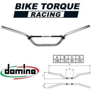 Gas Gas Tommaselli 22mm Montaggio Barre Fuoristrada - Manubrio Argento Curva Bassa - Foto 1 di 1