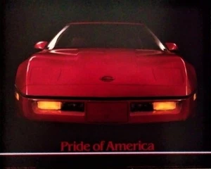  Corvette Pride in America  Poster  12 x 15  NEW - Picture 1 of 1