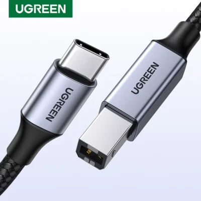 Ugreen USB C Printer Cable to USB Type B Scanner Cord For MacBook HP Canon Epson - Image 1 of 4